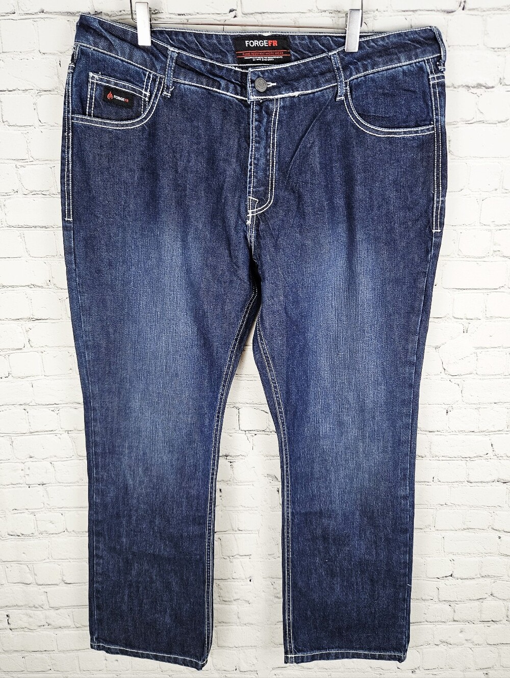 FORGE FR | flame/fire resistant dark wash straight leg blue jeans